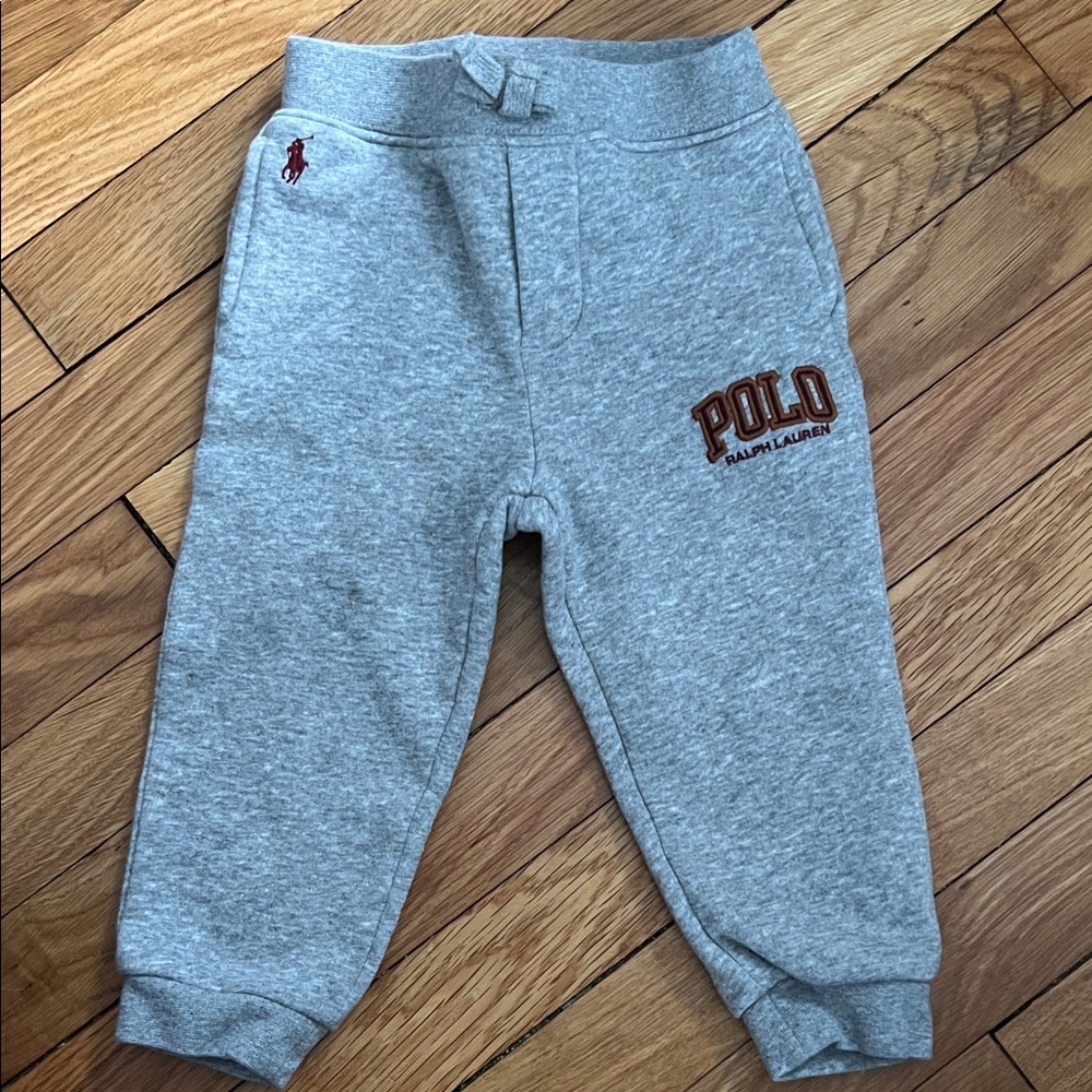 Polo by Ralph Lauren Light Gray Kids Sweatpants